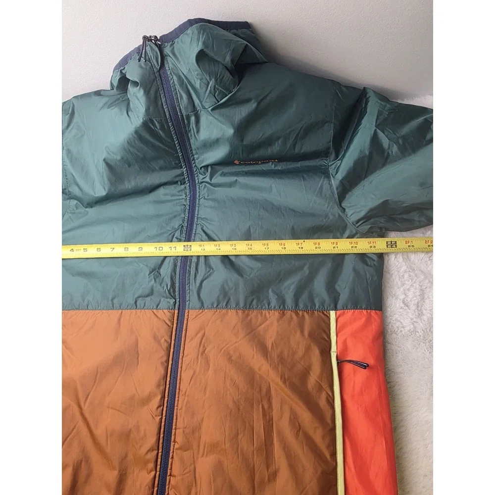 Cotopaxi Teva‎ Teca Calido Reversible Hooded Jacket Womens XL Green Multi Color